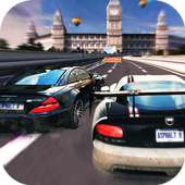 Highway Traffic Driving Car 3D logo