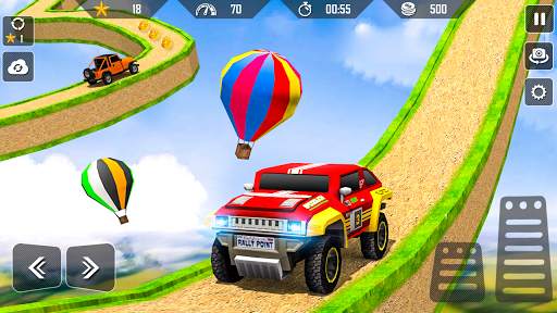 Offroad Jeep Driving Tricky Stunt Master screenshot 6