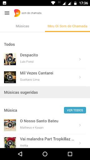 Oi Som de Chamada screenshot 2