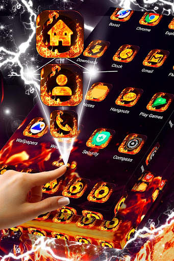 Fire Launcher Theme 2021 скриншот 5