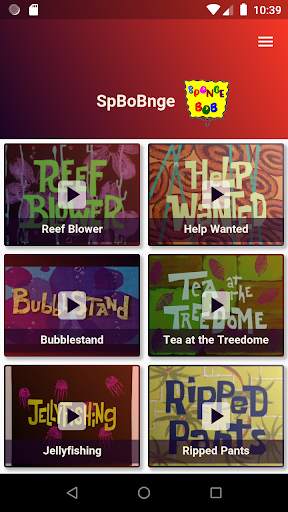 Cartoon Sponge Offline Language English screenshot 1