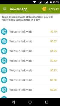 RewardApp - Earn money स्क्रीनशॉट 4