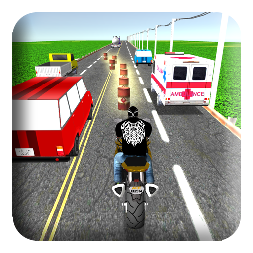 Highway Dash 3D - Speed ​​Street Bike Moto Racing icon