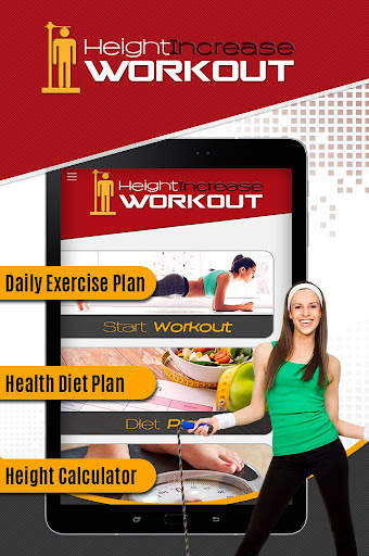 Height Increase Exercise, Girls Home Workout screenshot 7