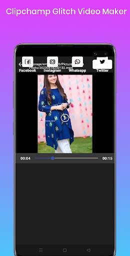 Clipchamp Glitch Video Maker screenshot 3