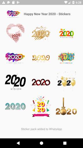 WASticker Apps - Happy New Year 2020 screenshot 2