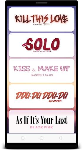 Blackpink Music & Lyrics - KPop screenshot 1