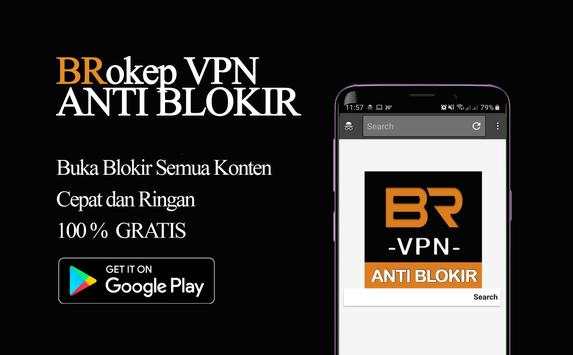 BRokep MonTok VPN Browser Anti Blokir screenshot 1