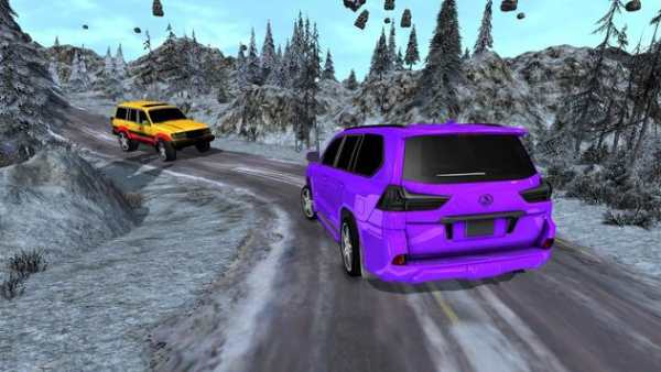 Russia 4x4 Extreme Snow Racing Jeep Game screenshot 13