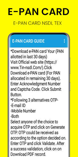 E-PAN Card Download - Apply Check, Status, Track . screenshot 8