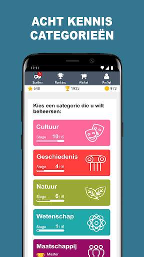 QuizzClub: Quiz en Trivia spel screenshot 3