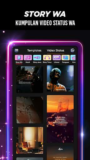 Story WA - Editor Foto Jadi Video Musik screenshot 5