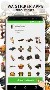 WA Stickers For PUBG-PUBG Whatsapp Stickers screenshot 1