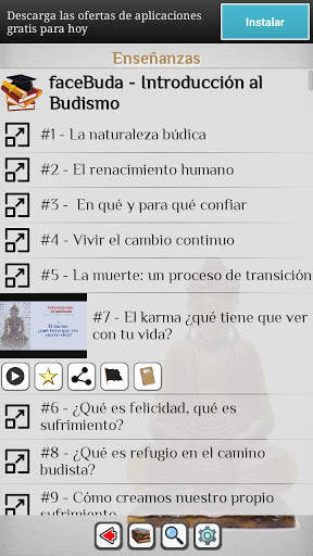 Budismo - Conferencias - Lecciones screenshot 1