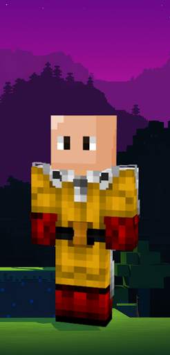 Saitama Skin for Minecraft screenshot 2