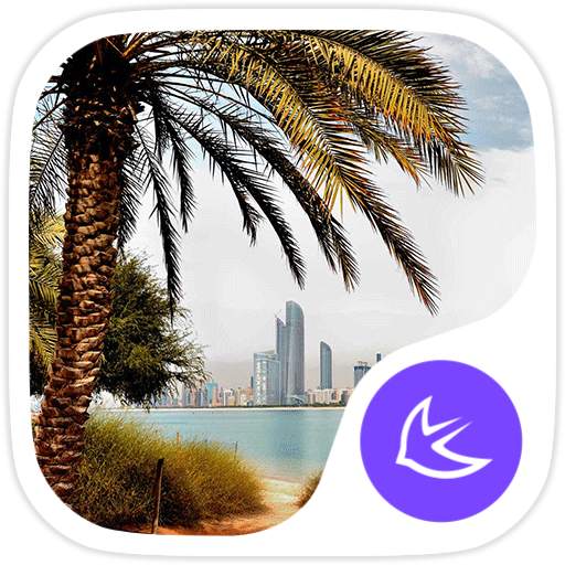 The palm trees theme for APUS 2