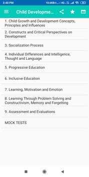 Child Development and Pedagogy screenshot 1