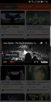 Alan Walker Video Song 3 تصوير الشاشة