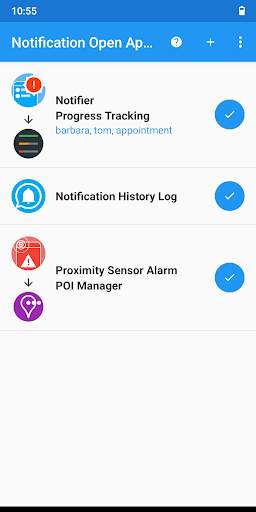 Notification Open App Manager screenshot 1