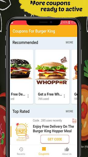 Food Coupons For Burger King 1001- Burger Shop 🍔 screenshot 2