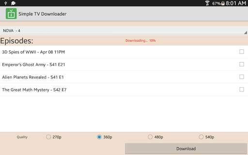 Simple TV Downloader screenshot 9