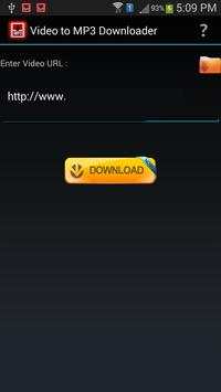 Video to Mp3 Downloader screenshot 1