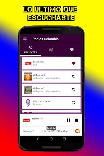 Emisoras colombianas - Radios colombia 2 تصوير الشاشة