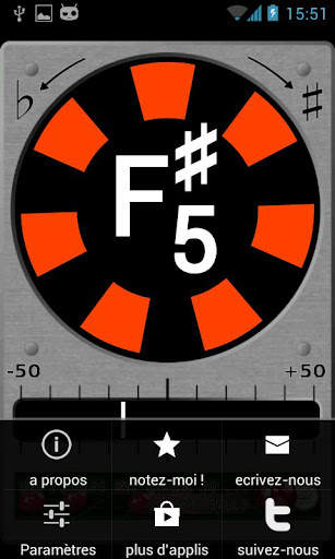 LinoStrobe Pro - accordeur chromatique screenshot 2