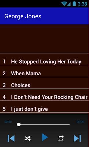 George Jones All Songs Offline screenshot 2