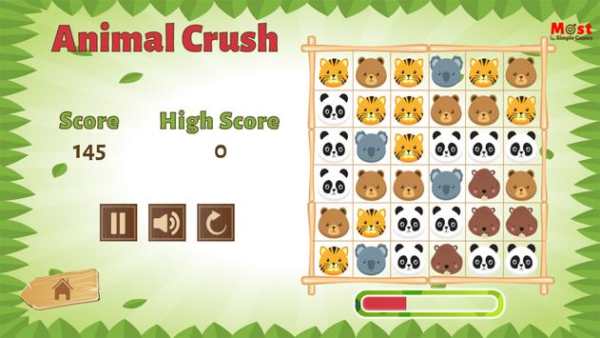 Animal Crush Game screenshot 1