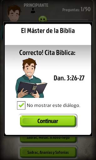 El Master de la Biblia Trivia screenshot 4