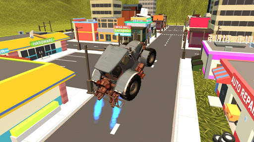 Flying Tractor Ride Simulator screenshot 4