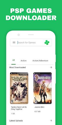 PSP Games Downloader PSP Games screenshot 1