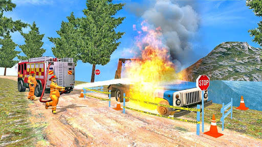 Fire Truck Driving Game 2019 screenshot 7