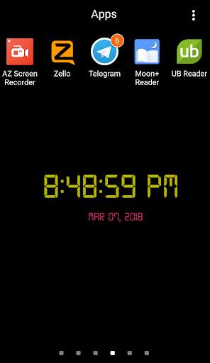 Digital Clock Live Wallpaper screenshot 10