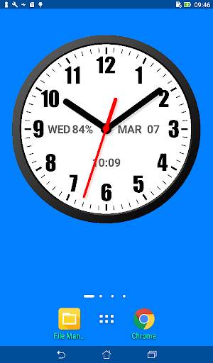 Analog Clock Widget-7 скриншот 3
