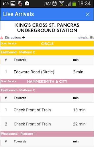 London Live Bus Arrivals screenshot 7