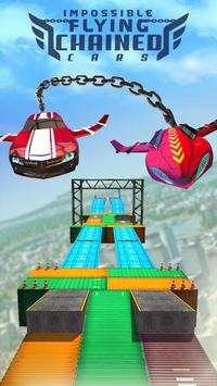 Impossible Flying Chained Car Games screenshot 4