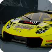 Lamborghini Huracan Driving 3D logo