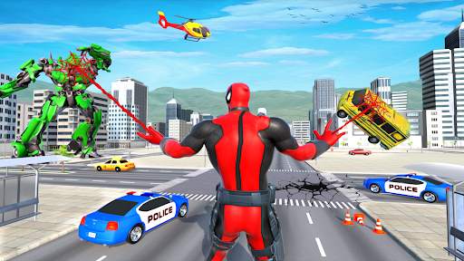 Flying Spider Hero: Rope Hero screenshot 6