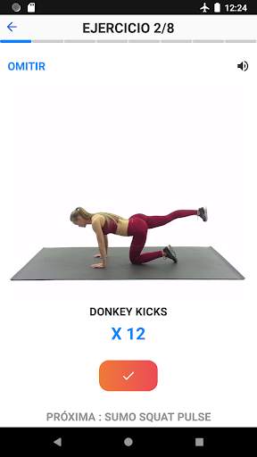 Ejercicio de Glúteos y Abdominales screenshot 3