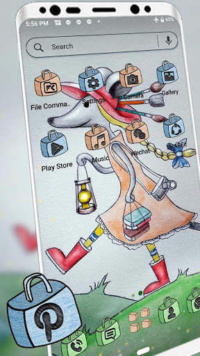 Mice Cartoon Launcher Theme screenshot 2
