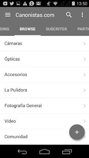Canonistas screenshot 2