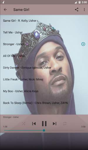 Usher Top Muisc Free screenshot 1