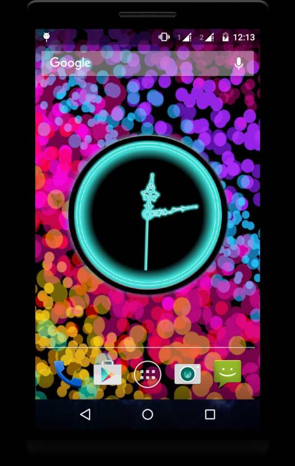 Glowing Clock Live Wallaper screenshot 6