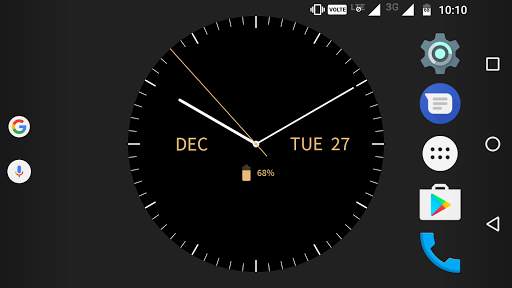 Golden Clock Live Wallpaper screenshot 2