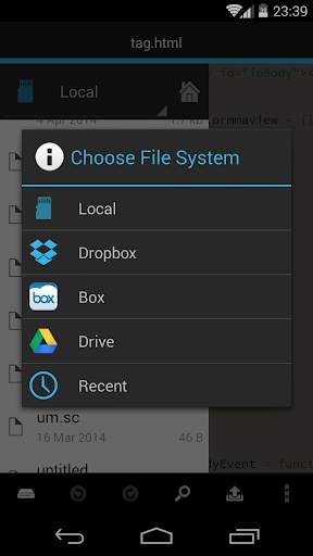 DroidEdit (free code editor) screenshot 4