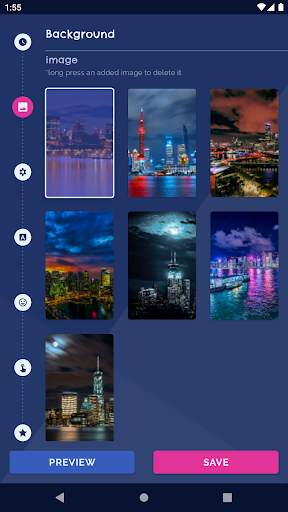 Fireworks Clock Live Wallpaper screenshot 1