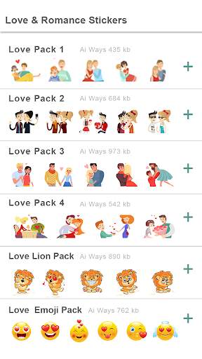 WAStickerApps: couple, love stickers for whatsapp screenshot 1