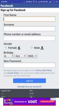 Lite pro Facebook screenshot 3